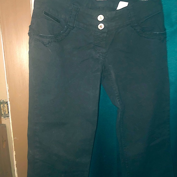 Moschino Denim - MOSCHINO BLACK JEAN CAPRI